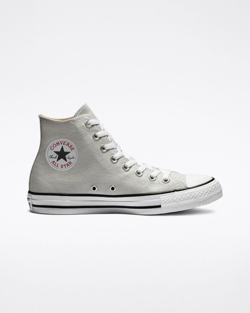 Zapatillas Altas Converse Chuck Taylor All Star Classic Mujer Gris Claro | PE P70W48